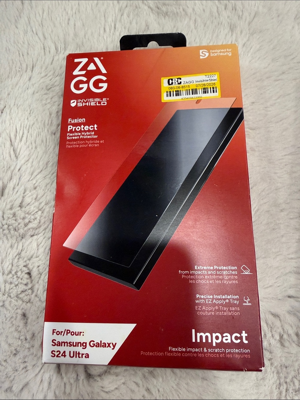 Samsung galaxy S24 screen protector zagg brand
